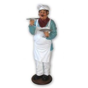 Leen van Dam Decoraties - Bakker met taartschalen