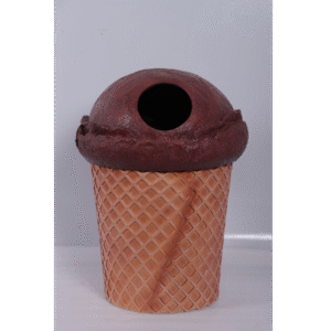 Leen van Dam Decoraties - IJsafvalbak Chocolade