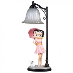 Leen van Dam Decoraties - Betty Boop met Paraplu Lamp