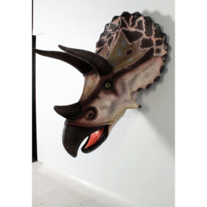 Leen van Dam Decoraties - Kop van een Triceratops dinosaurus wandmodel
